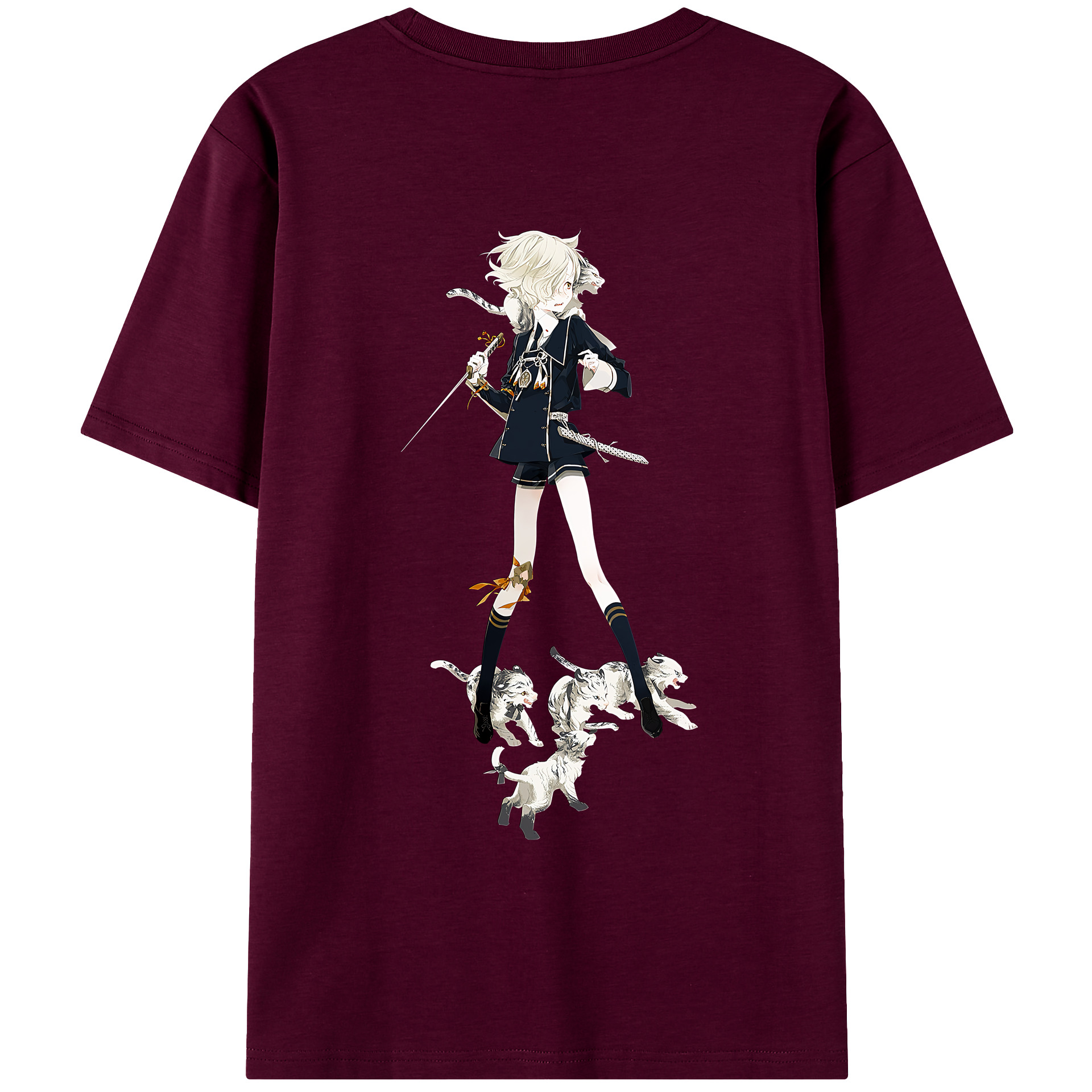 （画像用） 刀剣乱舞 Touken Ranbu レディース半袖Tシャツ(バックプリント)